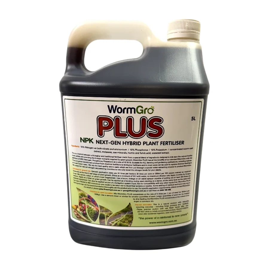 WormGro Plus 5 litre drum